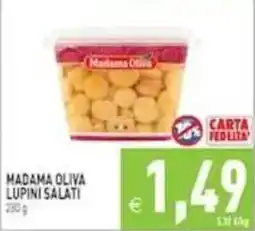 Pim Supermercati Madama Oliva lupini salati offerta