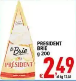 Iper Triscount lo Brie PRESIDENT offerta