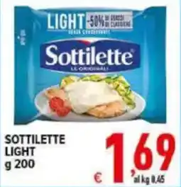Iper Triscount Sottilette Light offerta