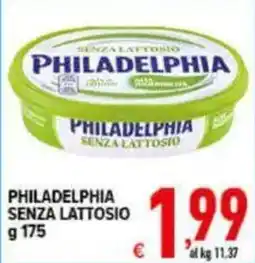 Iper Triscount Philadelphia senza lattosio offerta