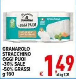 Iper Triscount Granarolo stracchino oggi puoi offerta