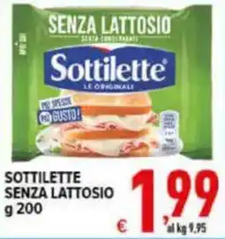 Iper Triscount Sottilette senza lattosio offerta
