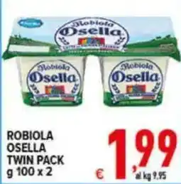Iper Triscount Robiola Osella offerta