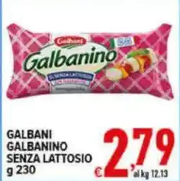 Iper Triscount Galbanino senza lattosio offerta
