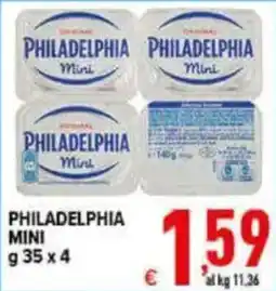 Iper Triscount Philadelphia Mini offerta
