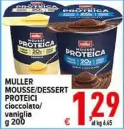 Iper Triscount Muller mousse/dessert proteici offerta