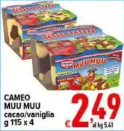 Iper Triscount Cameo Muu Muu cacao/vaniglia offerta