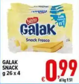 Iper Triscount Galak Snack Fresco offerta
