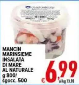 Iper Triscount Mancin marinsieme insalata di mare al naturale offerta
