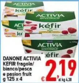 Iper Triscount Danone Activia kefir offerta