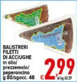 Iper Triscount Balistreri filetti di acciughe offerta