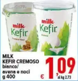 Iper Triscount Milk Kefir cremoso bianco/avena e noci offerta