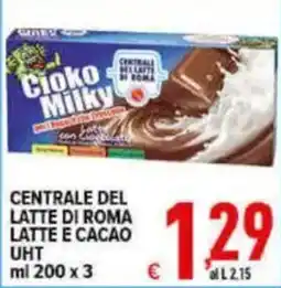 Iper Triscount Cioko Milky latte e cacao offerta