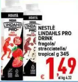 Iper Triscount Nestlé Lindahls Pro Drink offerta