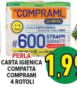 Iper Triscount Perla carta igienica compatta offerta