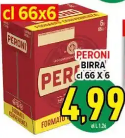 Iper Triscount Peroni birra offerta
