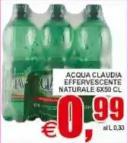 Pewex Acqua Claudia effervescente naturale offerta
