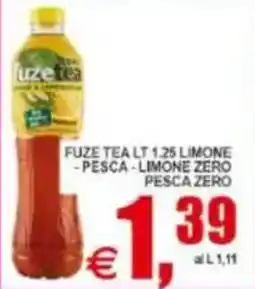 Pewex Fuze Tea Limone Pesca offerta