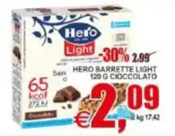 Pewex Hero barrette light cioccolato offerta