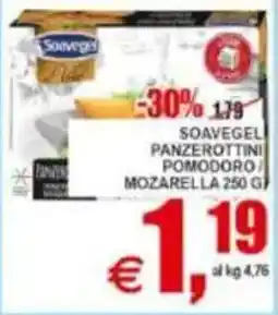 Pewex Soavegel panzerottini pomodoro / mozzarella offerta