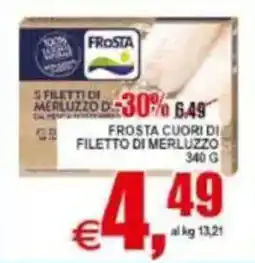 Pewex Frosta cuori di filetto di merluzzo offerta