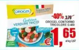 Pewex Orogel contorno verdure tricolore offerta