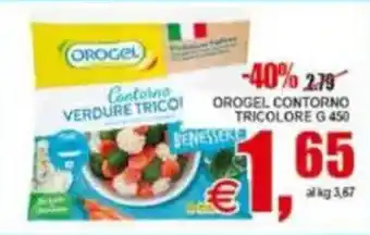Pewex Orogel contorno verdure tricolore offerta
