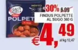 Pewex Findus polpette al sugo offerta