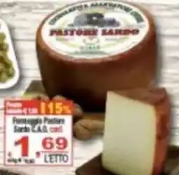CTS Supermercati Formaggio Pastore Sardo C.A.O. offerta