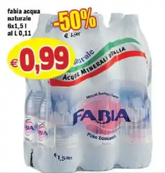 Acqua naturale Fabia