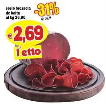 Sosio bresaola de baita