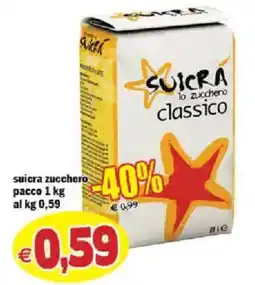 Il Castoro Supermercati Suicra zucchero classico offerta
