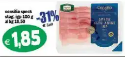 Il Castoro Supermercati Consilia speck stag. igp offerta
