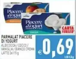 Pim Supermercati Parmalat Piacere di Yogurt offerta