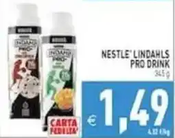 Pim Supermercati Nestlé Lindahls Pro Drink offerta
