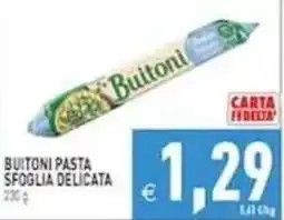 Pim Supermercati Buitoni pasta sfoglia delicata offerta