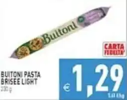 Pim Supermercati Buitoni pasta brisee light offerta