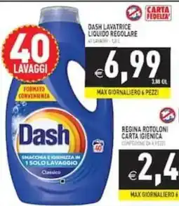 Pim Supermercati Dash lavatrice liquido regolare offerta