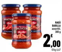 Conad Superstore Ragù Barilla assortiti offerta