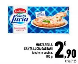 Conad Superstore Mozzarella Santa Lucia Galbani offerta