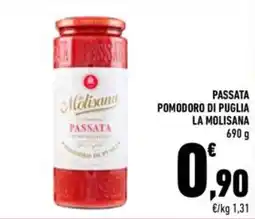 Conad Superstore Passata pomodoro di Puglia La Molisana offerta