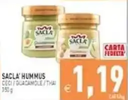 Pim Supermercati Sacla' hummus offerta