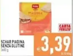 Pim Supermercati Schar piadina senza glutine offerta