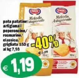 Il Castoro Supermercati Pata patatine artigianali Pata offerta