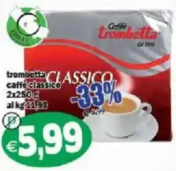 Il Castoro Supermercati Caffè trombetta caffè classico offerta