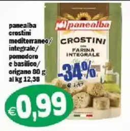 Il Castoro Supermercati panealba crostini mediterraneo offerta