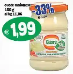 Il Castoro Supermercati Cuore maionese offerta