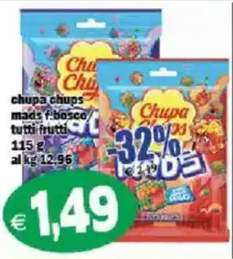 Il Castoro Supermercati Chupa Chups mads f. bosco tutti frutti offerta