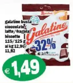 Il Castoro Supermercati Galatine cioccolato latte/fragola biscotto offerta