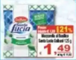 CTS Supermercati Mozzarella di bufala Santa Lucia Dallaudi offerta